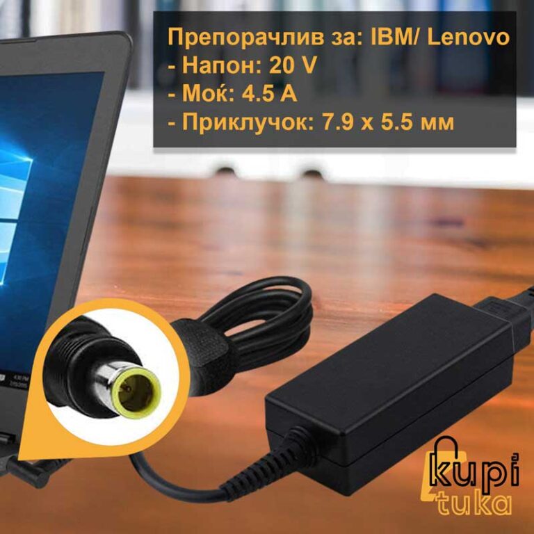 Полнач/ адаптер за лаптоп - IBM/ Lenovo