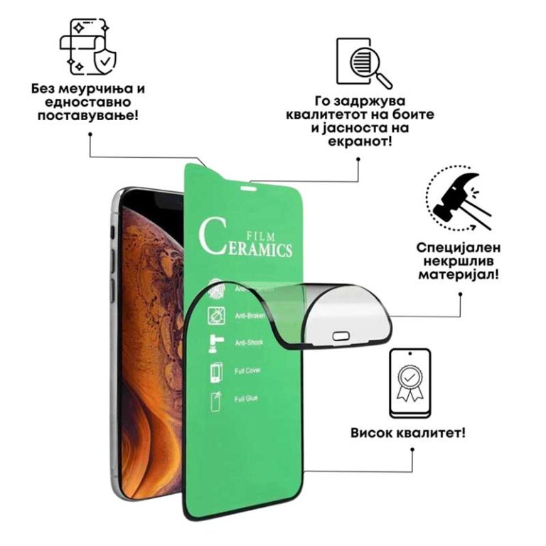 Заштитно стакло за Apple iPhone - Ceramic