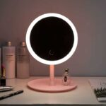 Лед светилка со огледало - Table Lamp Makeup Mirror - Image 2