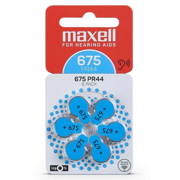 Батерија за слушни помагала Maxell 675PR44