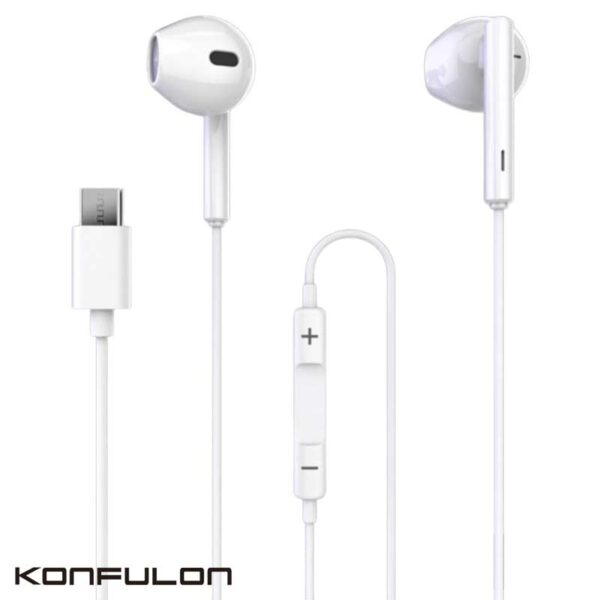 Жичени слушалки - Konfulon USB Type-C