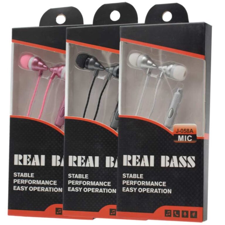 Жичени слушалки - Real Bass J-058A