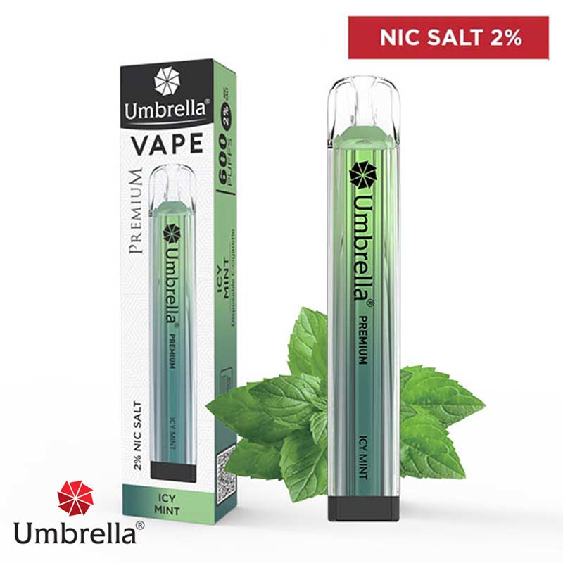 Еднократна електронска цигара - Umbrella - Icy Mint