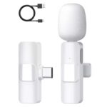 Безжичен микрофон - Lavalier - Type C - Бел