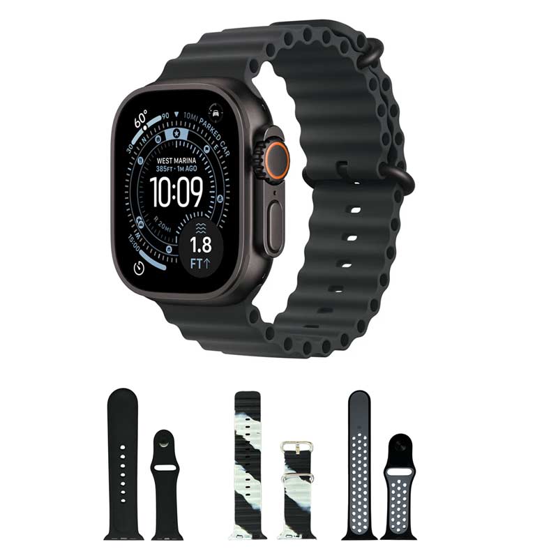 smart-pameten-casovnik-chasovnik-saat-meri-krven-pritisok-kislorod-cekori-cekorenje-sport-smart-watch-111 Паметен часовник - Ultra RB01 со 4 ременчиња