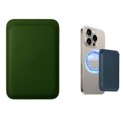 Магнетен држач за картичка - Темно зелена