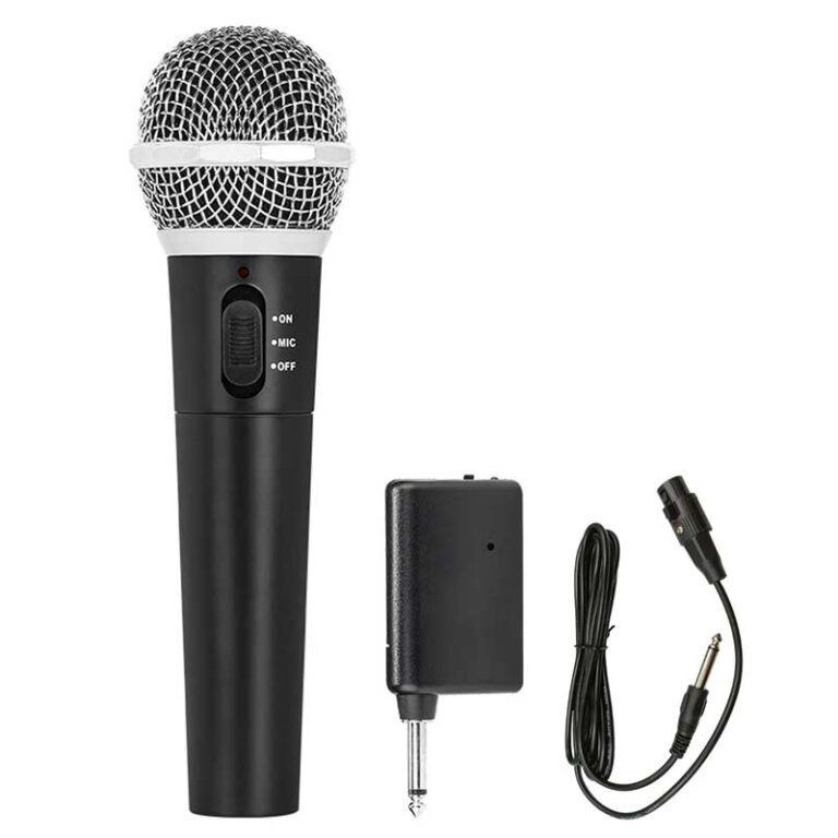 Безжичен микрофон со приемник - Weisre WM-316G