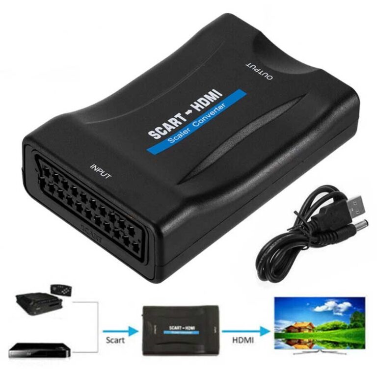 Видео / аудио адаптер - Scart - HDMI