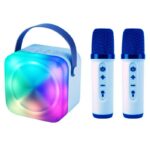 Безжичен караоке звучник - V8 - Син