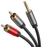 Аудио кабел - 3.5мм - 2 x RCA 1.5м