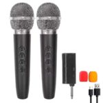 Двоен сет безжични микрофони со приемник - DS-02S
