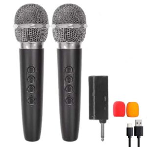 Двоен сет безжични микрофони со приемник - DS-02S