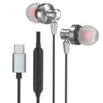 Водоотпорни жичени слушалки - YSK-168 USB Type-C