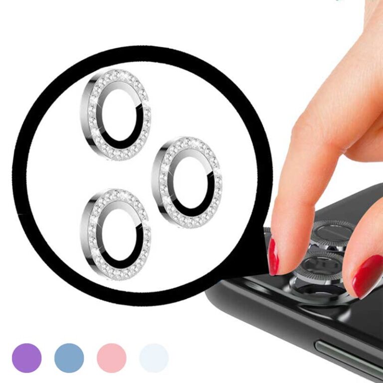 Заштита за камера со кристали - iPhone 17 Pro / Pro Max