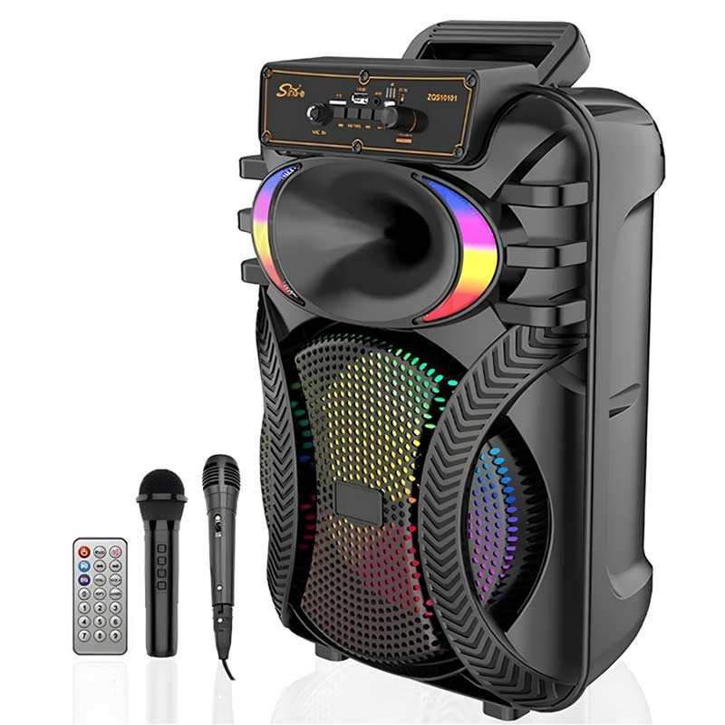 zvucnik-zvushnik-zvuchnik-karaoke-karioke-bluetooth-blutut-bezicen-bezzicen-bez-kabel-ton-glas-zvuk-glasni-jako-blutu-karticka-kartica-micro-sd-micro-usb-aux-telefon-smart-glasno-mikrofon-mikrifon-224 Безжичен караоке звучник - ZQS10101 - 10"