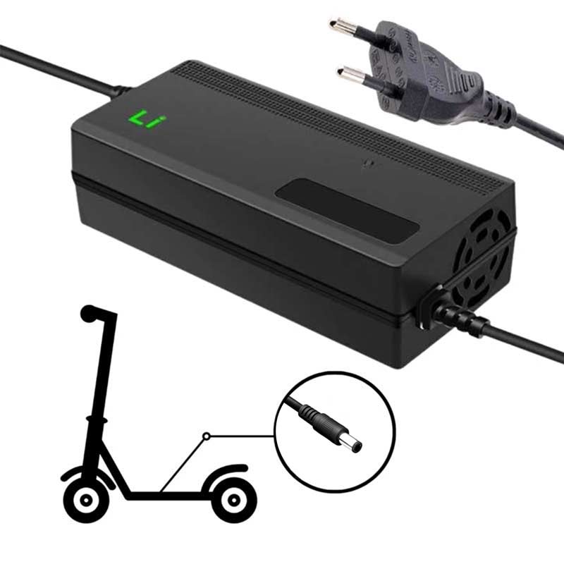 elektricen-trotinet-skuter-adapter-polnac-punac-punjac-punjach-struen-56 Адаптер за електричен тротинет/ скутер - 42V 2A 5.5 x 2.5 мм