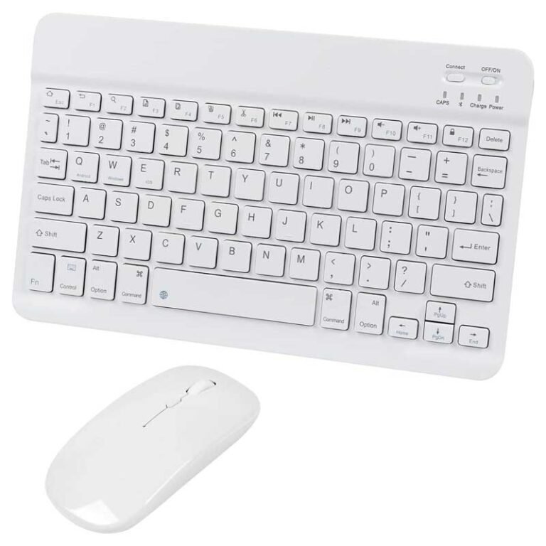 Безжични тастатура и глувче - Mouse & Keyboard Kit - бела