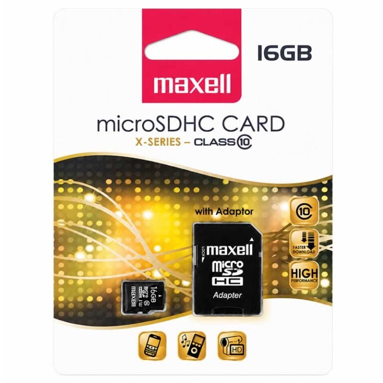 Мемориска картичка со адаптер - Maxell 16GB