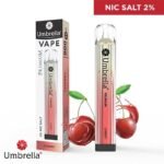 Еднократна електронска цигара - 600 puffs Umbrella - Cherry